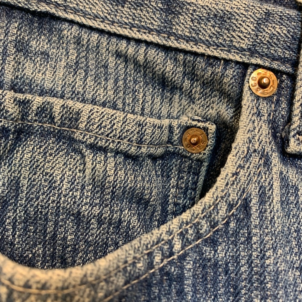 Vintage Levi’s Striped Button Fly USA Size 30 x 32​ - Picture 6 of 10